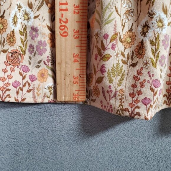 Simply Southern Dress Womens L Floral Smocked Milkmaid Cottage Tiered Prairie - Picture 7 of 9